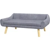 Aosom Augintinio sofa šunims, skandinaviško dizaino, pilka/natūrali, 102 x 58,5 x 42,5 cm