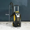Aosom Aukšto slėgio plovimo įrenginys su aliuminio siurbliu, 135 bar, 1800 W, 540 l/h, 5 m žarna, geltonas juodas