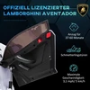 Aosom Elektrinis vaikiškas automobilis Lamborghini Aventador SVJ Roadster, baltas, 107,5 x 64,5 x 47 cm