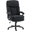 Aosom Ergonominė biuro kėdė, juoda, poliesteris, iki 200 kg, 68,5 x 79 x 117-125 cm