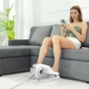 Aosom Mini elipsinis treniruoklis su LCD monitoriumi ir nuotolinio valdymo pultu, baltas, 45 x 42 x 27 cm