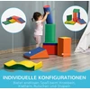 Aosom MinkÅ¡tÅ³ putÅ³ kaladÄ—liÅ³ rinkinys, 7 daliÅ³, spalvotas