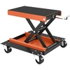 Aosom Motociklo keltuvas 500 kg, reguliuojamas 13,5-39 cm, plienas, oranžinė / juoda