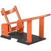 Aosom Motociklo rato stovas, oranžinė, plienas, 27 x 71,5 x 33,5 cm, 816,5kg