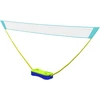 Aosom Nešiojamas badmintono ir tinklinio tinklų rinkinys, 3 dalių, 400 x 22,4 x 155 cm, juodas, mėlynas, žalias