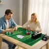 Aosom Pokerio rinkinys, 300 žetonų, sidabrinis, iki 8 žaidėjų