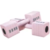 Aosom Reguliuojamų hantelių rinkinys, 2 x 5kg, plienas ir ABS, rožinis, 32 x 9 x 9 cm