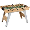 Aosom Stalo futbolo stalas, su 22 žaidėjais ir 2 kamuoliukais, neslystančios rankenos, taškų skaitikliai, 121 x 87 x 77 cm, natūralaus medžio spalva
