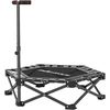 Aosom Sulankstomas fitneso batutas su reguliuojama T formos rankena, juodas, 104 x 104 x 104/109/114 cm, iki 180 kg