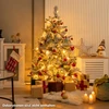 Costway 136cm Dirbtinė Eglutė su Sniegu ir 150 LED