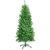Costway 150 cm siaura dirbtinė eglutė su LED žiburiais