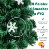 Costway 150cm optinio pluošto kalėdinė eglutė