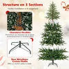 Costway 180cm LED eglutė su 530 šakų ir 250 LED šviesų