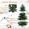 Costway 210 cm Dirbtinė Kalėdinė Eglutė su 340 LED šviesų