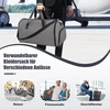 Promotion Atsparus vandeniui kelioninis krepšys drabužiams ir batams, tamsiai pilkas spalvos