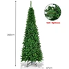 Costway Dirbtinė eglutė su LED šviesomis 200cm