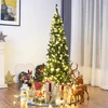 Costway Dirbtinė eglutė su LED šviesomis 200cm