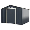 Costway Lauko sandėlis 3,4x3,19m su stumdomomis durimis