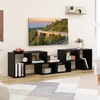 TV staliukas Costway Reguliuojama 3 dalių TV stovas iki 65" televizoriui, juodas