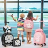 Kelioninis Costway Vaikiškas lagaminų rinkinys 14" lagaminas, juodas