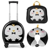 Kelioninis Costway Vaikiškas lagaminų rinkinys 14" lagaminas, juodas