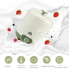 Gruzdintuvė Aosom Jogurto gaminimo aparatas, 1,5 l, su sieteliu ir dangčiu, 20 W, baltas, 19,5 x 17,5 x 21,4 cm