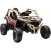 Koduva 12 V elektrinis vaikų UTV KAWASAKI TERYX KRX 1000, geltonas, 100 x 64 x 56 cm
