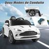 Koduva 12V Aston Martin DBX vaikių automobilis su pultimi baltas