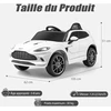 Koduva 12V Aston Martin DBX vaikių automobilis su pultimi baltas