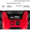 Koduva 12V vaikų elektrinis keturratis raudonas