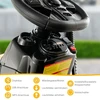 Koduva 12V vaikų elektrinis traktorius su priekaba geltonas