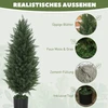 Koduva 2 dalių dirbtinių kiparisų rinkinys, žali, 90 cm