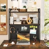 Koduva 2 lygių stalo lentyna Rustic Brown