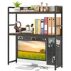 Koduva 2 lygių stalo lentyna Rustic Brown