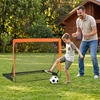 Koduva 2 vaikiškų futbolo vartų rinkinys, su sustiprintais stiklo pluošto strypais, žalias, 182 x 120 x 120 cm