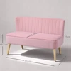 Koduva 2 vietų sofa, rožinė, 117 x 56,5 x 77 cm