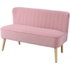 Koduva 2 vietų sofa, rožinė, 117 x 56,5 x 77 cm