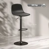 Koduva 2 vnt. baro taburečių komplektas, dirbtinės odos apmušalas, juodos, 58-78 cm