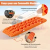 Koduva 2 vnt traukos pagalbinės plokštės smėliui/dugnui/snei gui 10t oranžinės