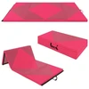 Promotion 240cm PU odos sulankstomas gimnastikos kilimėlis rožinis
