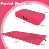 Promotion 240cm PU odos sulankstomas gimnastikos kilimėlis rožinis
