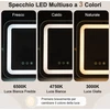 Promotion 25x30 cm reguliuojamas LED kosmetinis veidrodis