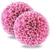 Promotion 28 cm Dirbtinės Rožinės Topiarinės Kamuoliukai 2 vnt