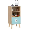 Koduva 3-jų lygių vaikų medinė knygų lentyna
