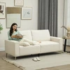 Koduva 3 vietų sofa, kreminė balta, 193 x 77 x 80 cm