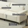 Koduva 3 vietų sofa, kreminė balta, 193 x 77 x 80 cm