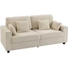 Koduva 3 vietų sofa, smėlio spalvos, 211,5 x 85 x 90 cm