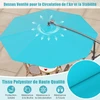Koduva 300cm saulės skėtis su šonine atrama žalias