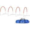 Koduva 4 dalių šunų agility rinkinys su krepšiu, plastikas, baltas ir oranžinis, 89 x 69 x 99 cm