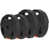 Koduva 4 dalių svorio diskų rinkinys, 2 x 7,5kg ir 2 x 5kg, juodas